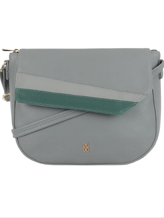 Baggit Handbags - Baggit Ashlyn Ice Blue Crossbody Handbag | Women’s Casual Sling Bag with Zipper